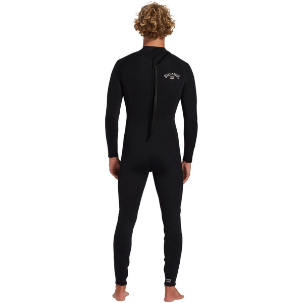 2025 Billabong Mens Foil 5/4mm Back Zip Wetsuit ABYW100236 - Black